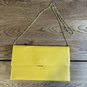 Vegan Leather Perforated Clutch/Crossbody